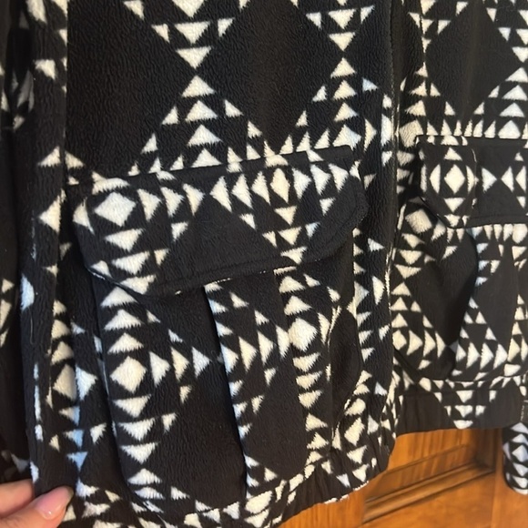 VOLCOM Jacket Cropped Fleece Zip Up with Hood | - Picture 4 of 8